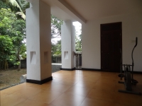 Rear veranda open to paddy field